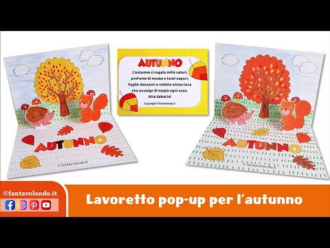 Lavoretto pop up per l'autunno