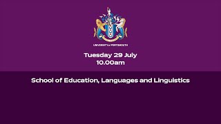 Graduation 2025 - School of Education, Languages and Linguistics