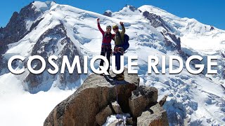 Cosmique Ridge - Arête des Cosmiques | 4K | Aiguille du Midi | Mont Blanc Panorama