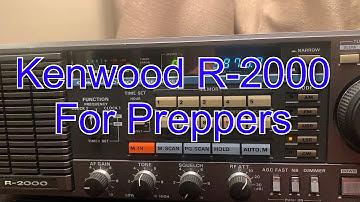 Kenwood R-2000 Ham Radio, SWL and Prepper Receiver