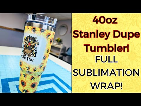 Sublimation Tumbler With Handle 40oz - Dupe