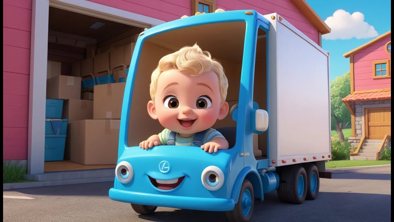 Delivery Truck Knock Knock Fun | Exciting Kids Song | Playful Truck Adventure Rhyme