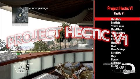 [PS3] Project Hectic V1 Black Ops 2 GSC Mod Menu [1.19]