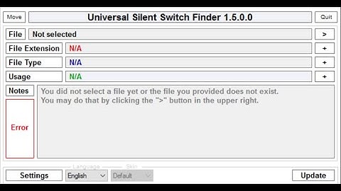 Application Packaging steps to find Silent Switches of the Source Or Media Files - Part 2