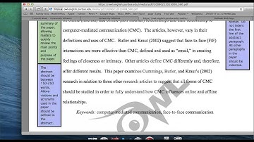 Common writing and APA errors