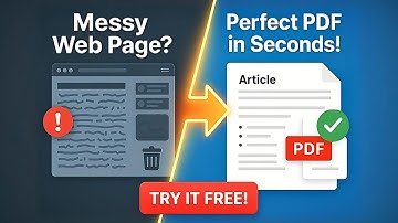 How to Convert Any Web Page to a PERFECT PDF (Free Link to PDF Tool)