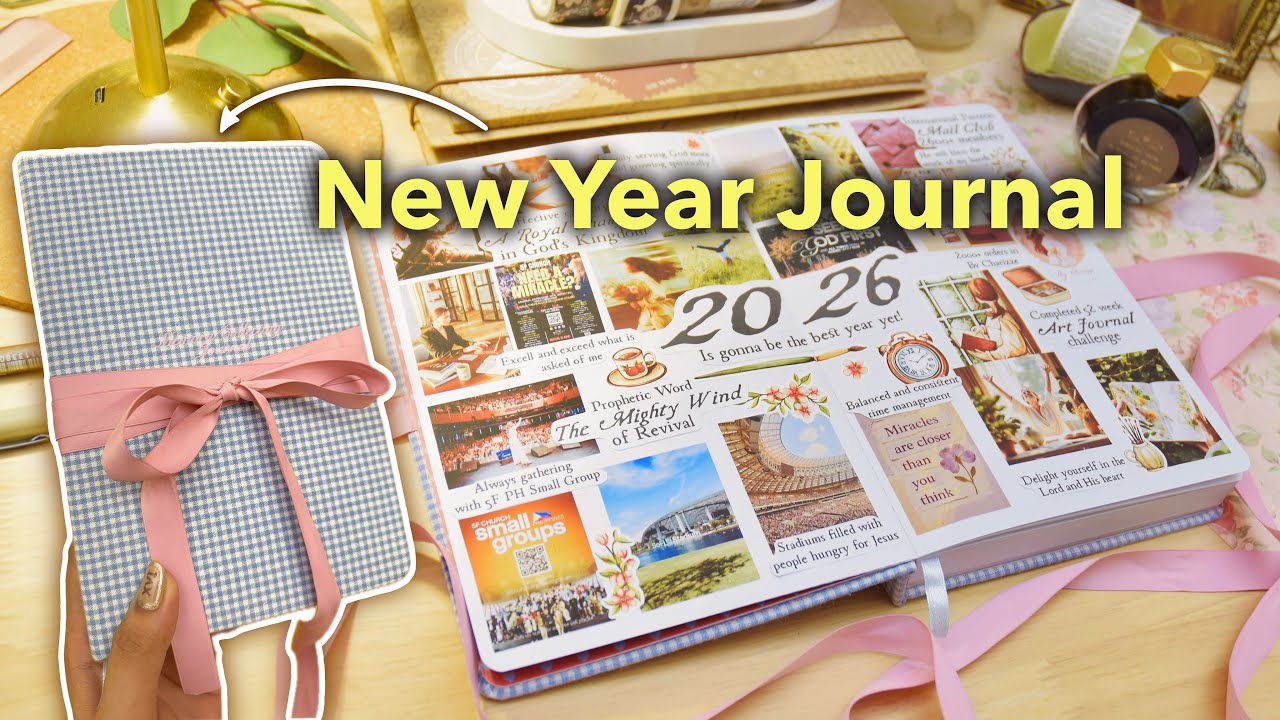 2026 New Year Journal • Vision Board | Yearly Journaling Ideas 📚 - YouTube