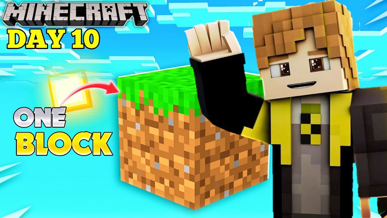 I SURVIVE MINECRAFT 😚 IN ONE BLOCK | 10 DAYS!.. - YouTube