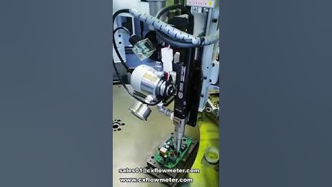 Application Of CIXI Micro Flow Meter Oval Gear Flowmeter In Dispensing Glue Polyurethane Resin