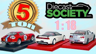 ТОП 5 ЛУЧШИХ МОДЕЛЕЙ 2022 по версии DiecastSociety / 1 часть / 1:18 / CMC, AUTOart, LCD, Motorhelix