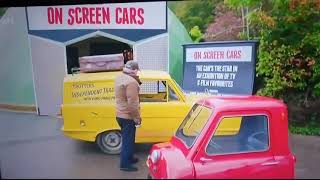 Sir David Jason driving the trotter van - great British inventions