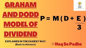 GRAHAM AND DODD MODEL OF DIVIDEND