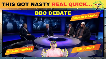 BBC DEBATE GETS NASTY: Maajid Nawaz Mo Ansar Mehdi Hasan Clash on BBC