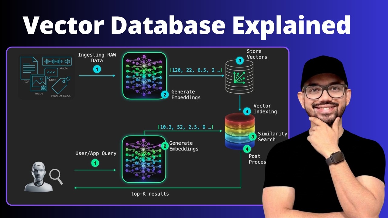 How does a vector database work? (Step-by-Step) - YouTube