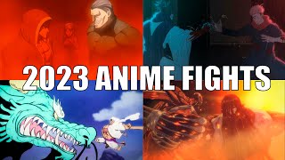 THE Top 10 Anime Fights of 2023