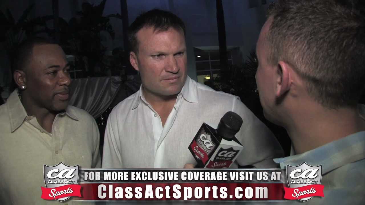 Zach Thomas Exclusive Interview w/ Class Act Sports at Jason Taylor Foundation event