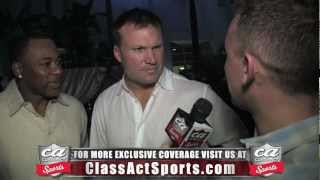 Zach Thomas Exclusive Interview w/ Class Act Sports at Jason Taylor Foundation event