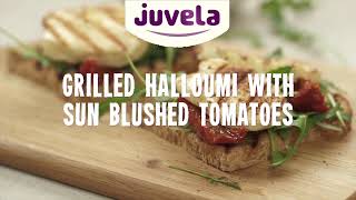 Gluten Free Halloumi, Sun Blush Tomato and Rocket Sandwich Recipe | Juvela Gluten Free