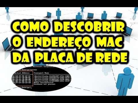 COMO SABER O MAC DA PLACA DE REDE
