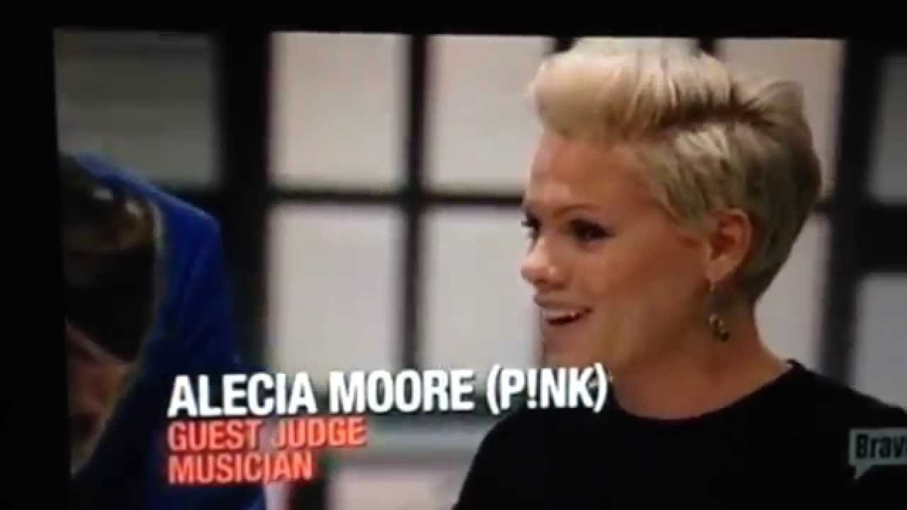 Alecia Moore "P!nk" on Top Chef Duels