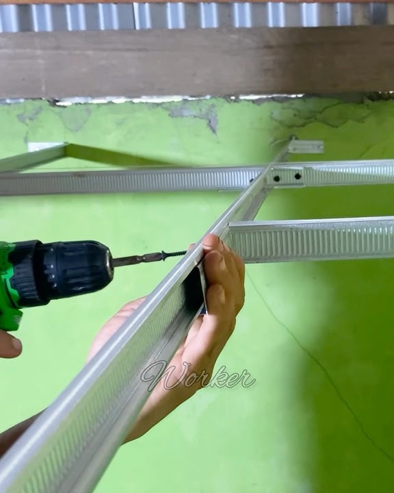 Download lagu Installing PVC Ceiling Furing #furing #pvc