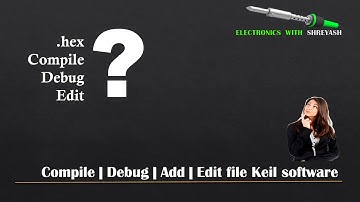 Get .hex file from keil Software | For proteus Based Simulation Projects