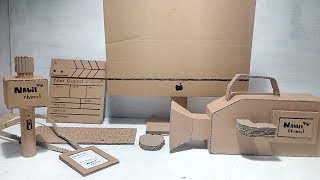 How to make equipment filming of cardboard