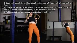 Tempo Ring Rows