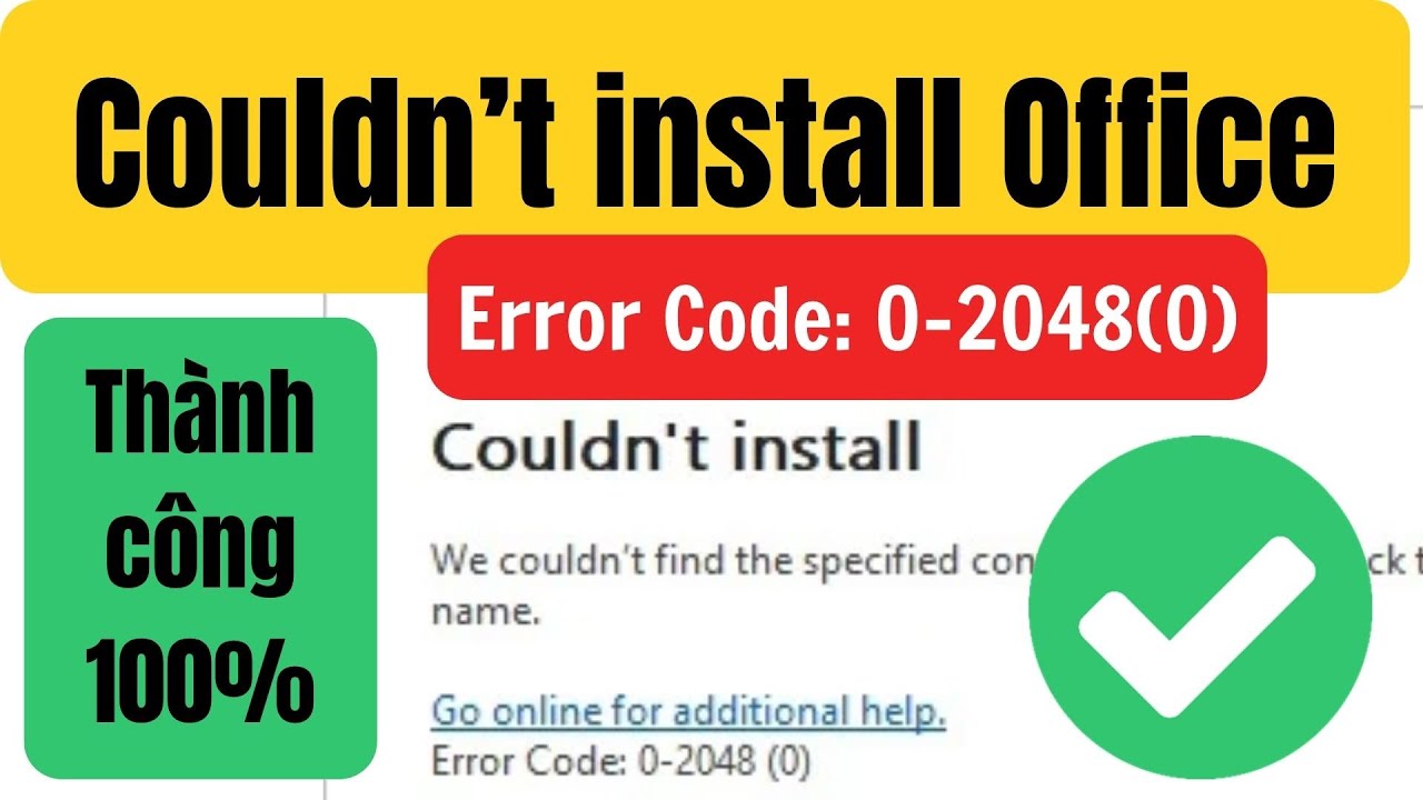 5 ways to fix microsoft office error code 147-0 in... Lỗi Microsoft Office Couldn't Install Error | Error Codes 0-2048(0 ...