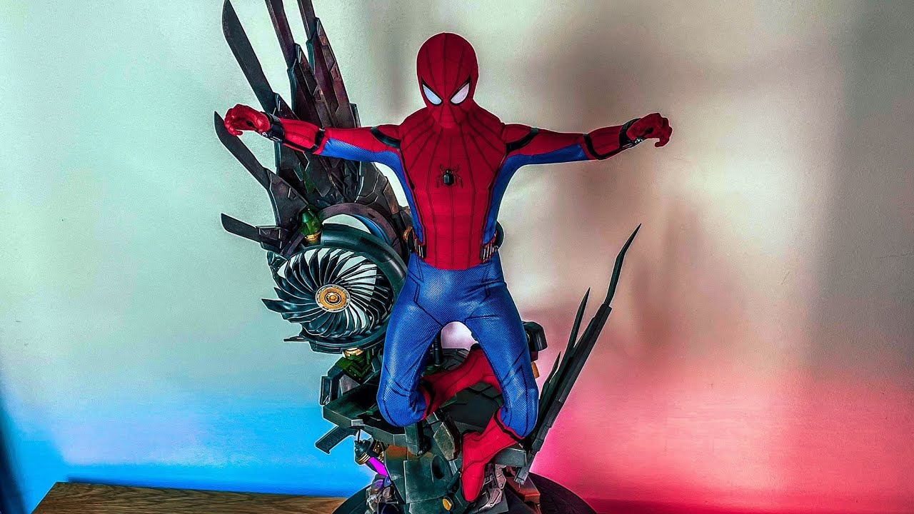 Marvel Movie Avengers Spiderman Homecoming Action Figure Statue Can Change  Tom Holland Face Spider Man Model Collection Toy Gift - AliExpress