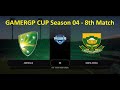 Cricket 24   australia vs south africa   gamergp cup 04 8th match  20th april 2024