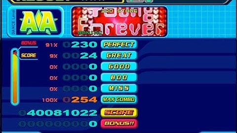 DDR 5thMIX - Young Forever (Maniac, 7) AA FC (no bar)