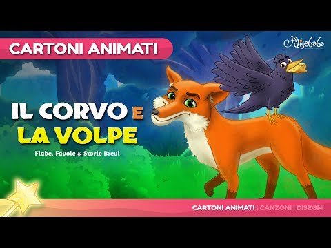 Il Corvo e la Volpe (The Fox and the Crow) Cartone Animati | Storie per Bambini