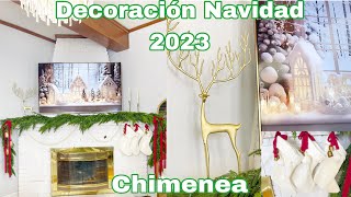 Decoración Navidad 2023🎄Chimenea / Ideas Para Decorar Tu Hogar / New Christmas Decor / Mantel