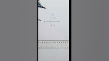 How to bisect a line using a compass