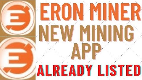 Eron miner.new mining app. Listed in Bitmart.
