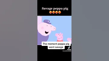 Peppa pig is a savage #shorts