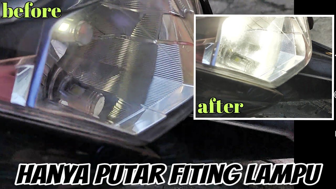 Mengatasi Lampu LED Variasi Redup di motor Beat Bohlam