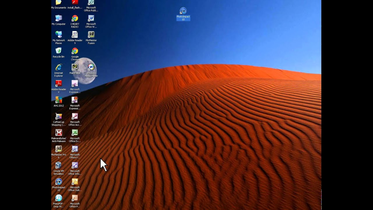 ARRANGE DESKTOP ICONS WIN XP wmv YouTube
