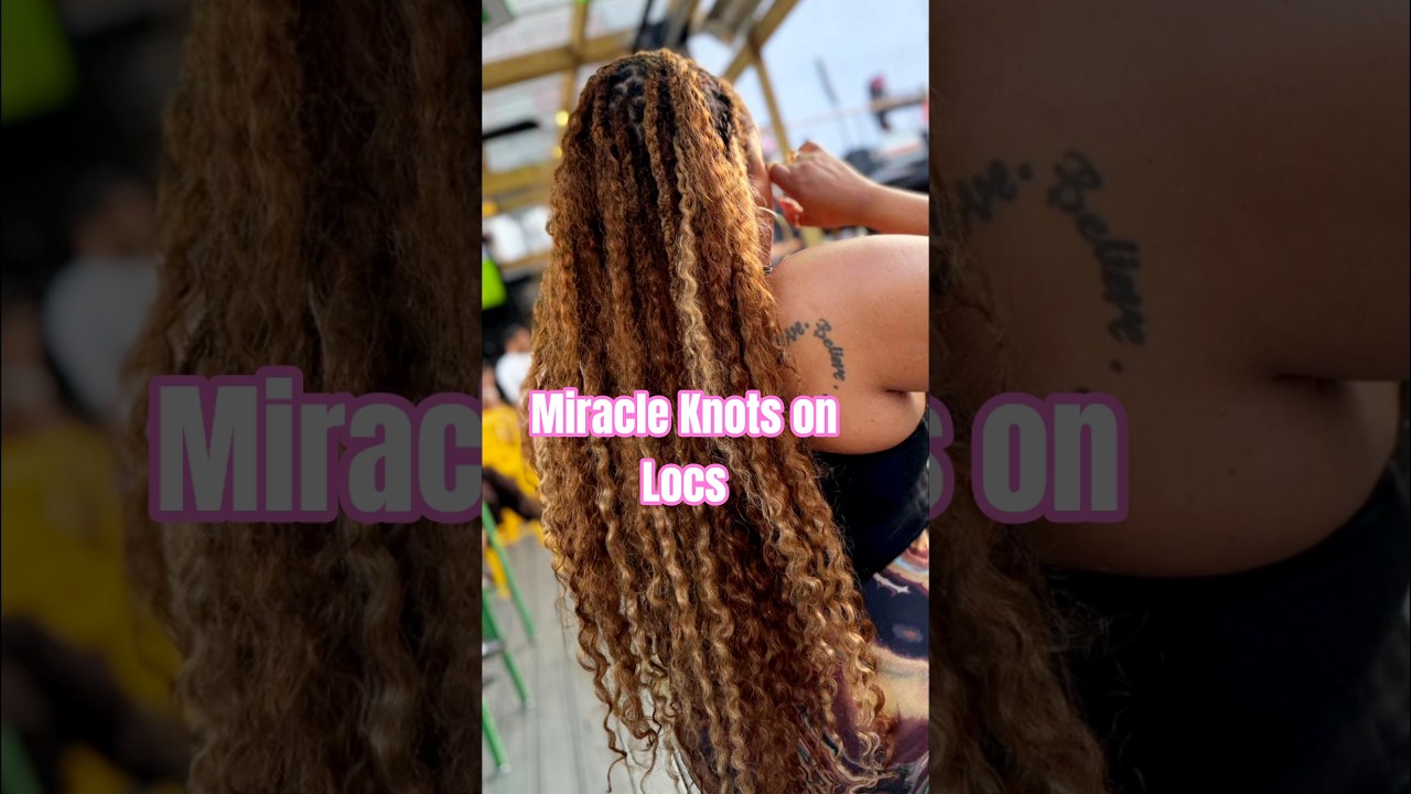 I did three strand twists crochet method for my #MiracleKnots  #MiracleKnotsOnLocs #TwistOnLocs