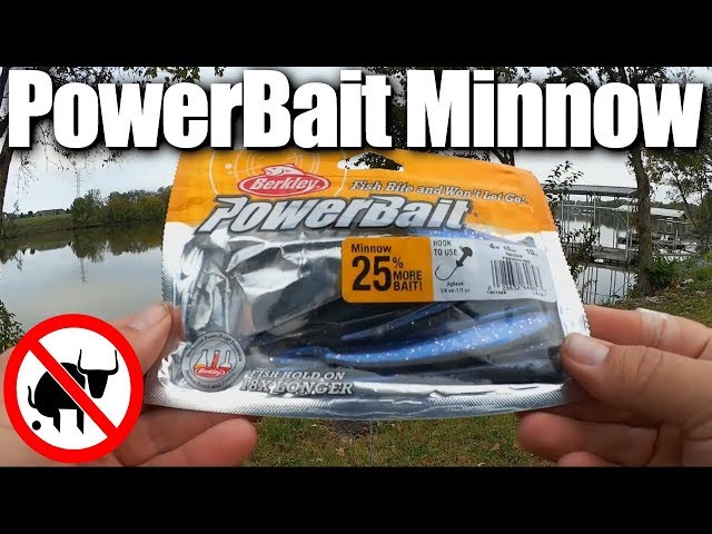 Fall Bass Fishing From the Bank - Fishing With a PowerBait Minnow 