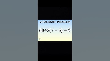 Only For Genius 😎| Brain Test| Viral Math Problem #shorts #youtubeshorts