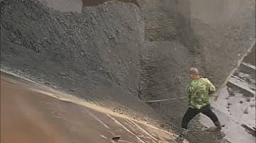 Barge unloads 2200 tons of crushed coal, dense fog in the morning 【COMPLETE VIDEOS】