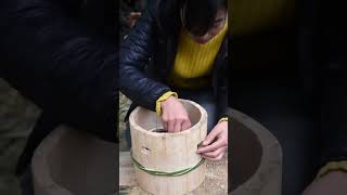 A genius girl refurbished a worn-out rice cooker, making it super easy to use #restoration #machine