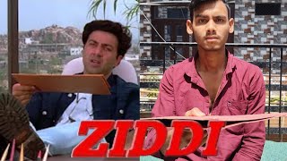 Ziddi (1997) | Sunny Deol Best Dialogue | Bollywood Action Movie | Ziddi Movie Spoof | Comedy Scene