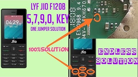 LYF jio F120b 5790 keypad Not working Problem Solution || Jio Mobile keypad 💯%Solution 🙏