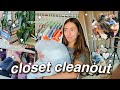 Closet cleanout  reorganizing  decluttering for the new year