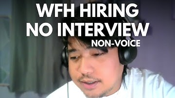 WORK FROM HOME HIRING! NO INTERVIEW - NON VOICE ONLY FOR BEGINNERS AND EXPERTS! AI JOBS | RENEBOY