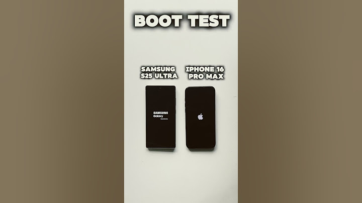 Which Flagship Boots Faster? iPhone 16 Pro Max or S25 Ultra? ⏱️