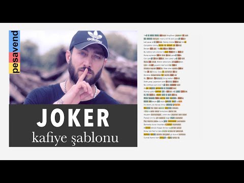 Joker - Jokzilla P2 - Sözler & Kafiye Şablonu